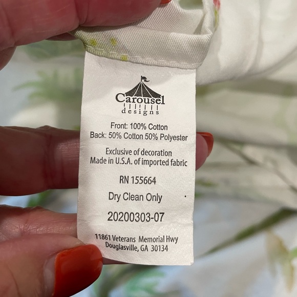 Carousel Design Dust Ruffle (17” ruffle) - Picture 2 of 5